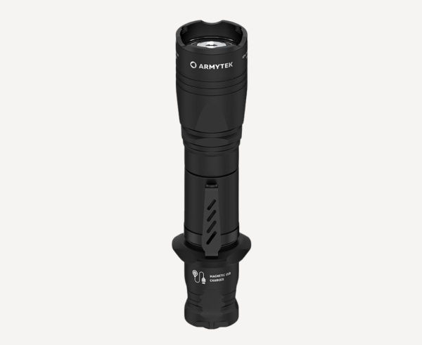 Фонарь ArmyTek Dobermann Pro (Black / Холодный; 1500Lm; акк18650-3500mAh)